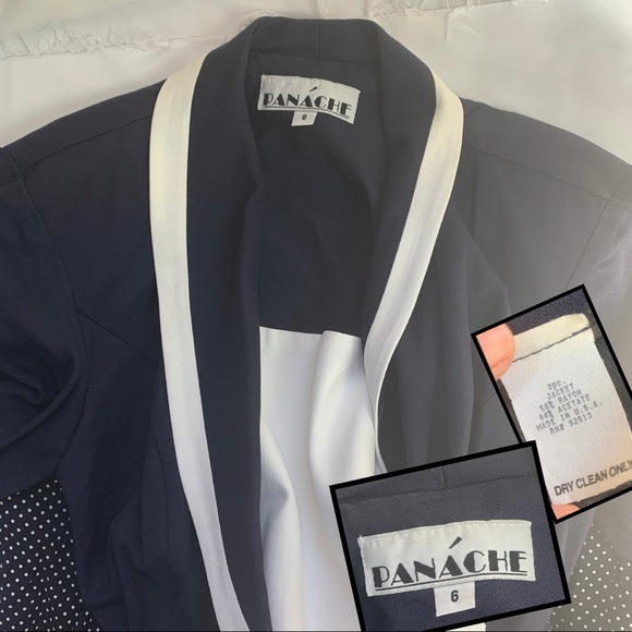 Vtg Panache 2-Piece Top&Skirt - Picture 7 of 8